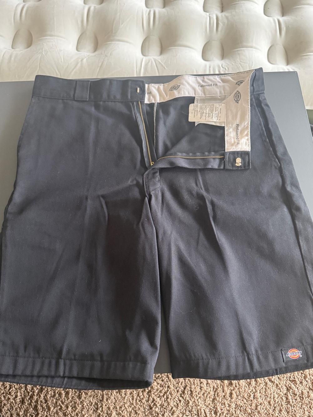 Dickies Men’s Black Flat-Front Work Shorts